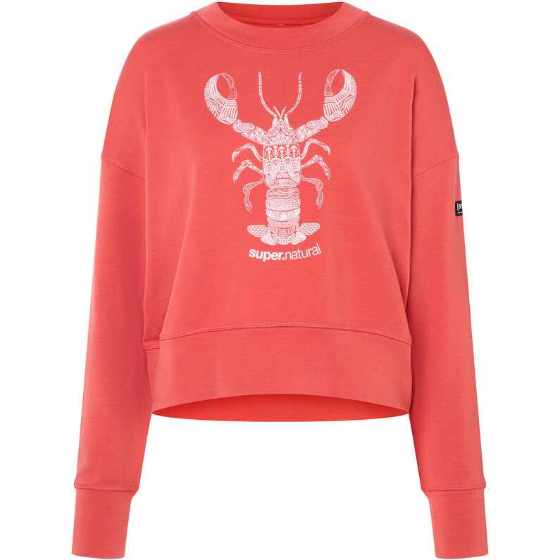 Женский свитер Лобсини Super.Natural, красный
Женский свитер Лобсини Super.Natural, красный