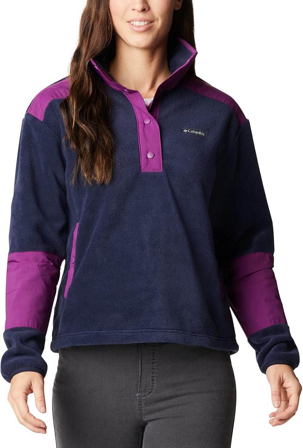 Женский укороченный пуловер Columbia Benton Springs, Dark Nocturnal/Plum
Женский укороченный пуловер Columbia Benton Springs, Dark Nocturnal/Plum