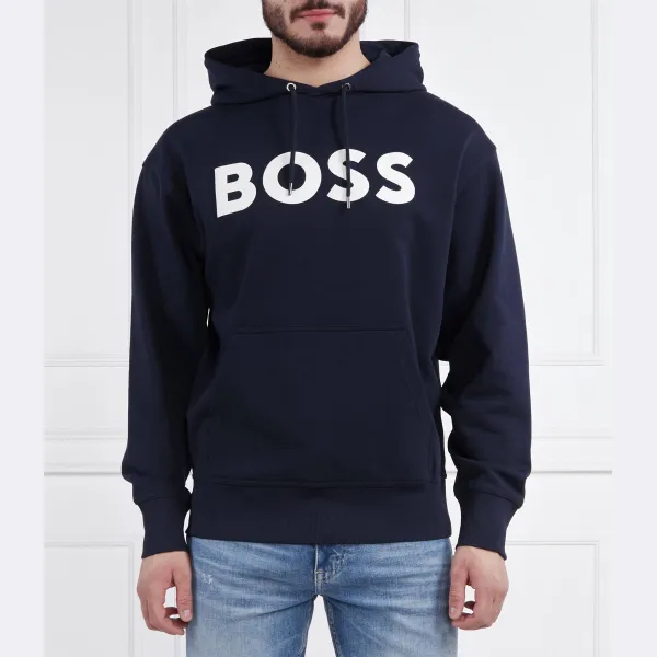 Толстовка с капюшоном обычного кроя Boss, синий
Толстовка с капюшоном обычного кроя Boss, синий