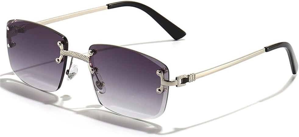 Солнцезащитные очки без оправы для женщин в стиле ретро с металлическим блеском, солнцезащитные очки для мужчин для вечеринок с градиентным переходом цвета HDUBFY, C12 Silver Gradgray
Солнцезащитные очки без оправы для женщин в стиле ретро с металлическим блеском, солнцезащитные очки для мужчин для вечеринок с градиентным переходом цвета HDUBFY, C12 Silver Gradgray