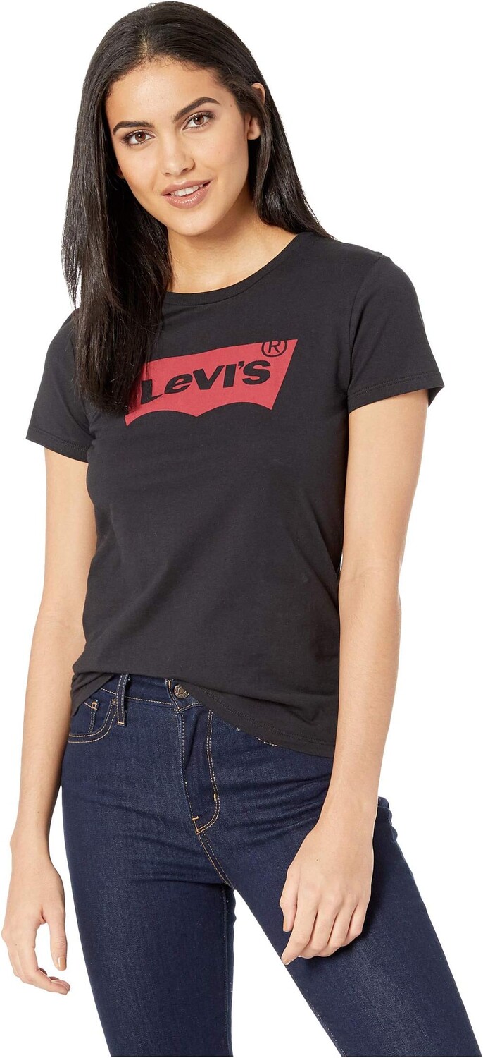 Футболка Levi's Womens The Perfect Tee, цвет Core Housemark Black
Футболка Levi's Womens The Perfect Tee, цвет Core Housemark Black