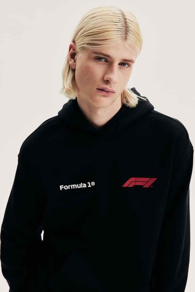 Толстовка свободного кроя H&M, черный
Толстовка свободного кроя H&M, черный