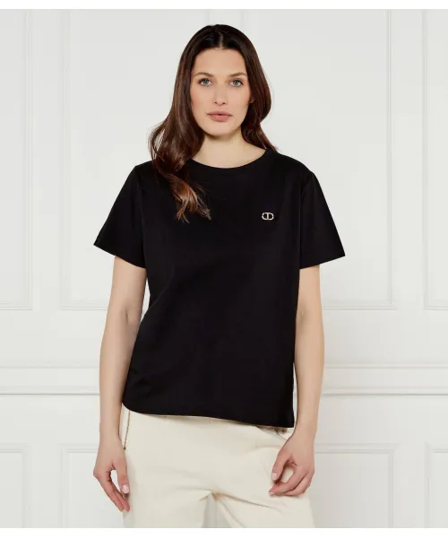 Футболка Regular fit Twin-Set, черный
Футболка Regular fit Twin-Set, черный