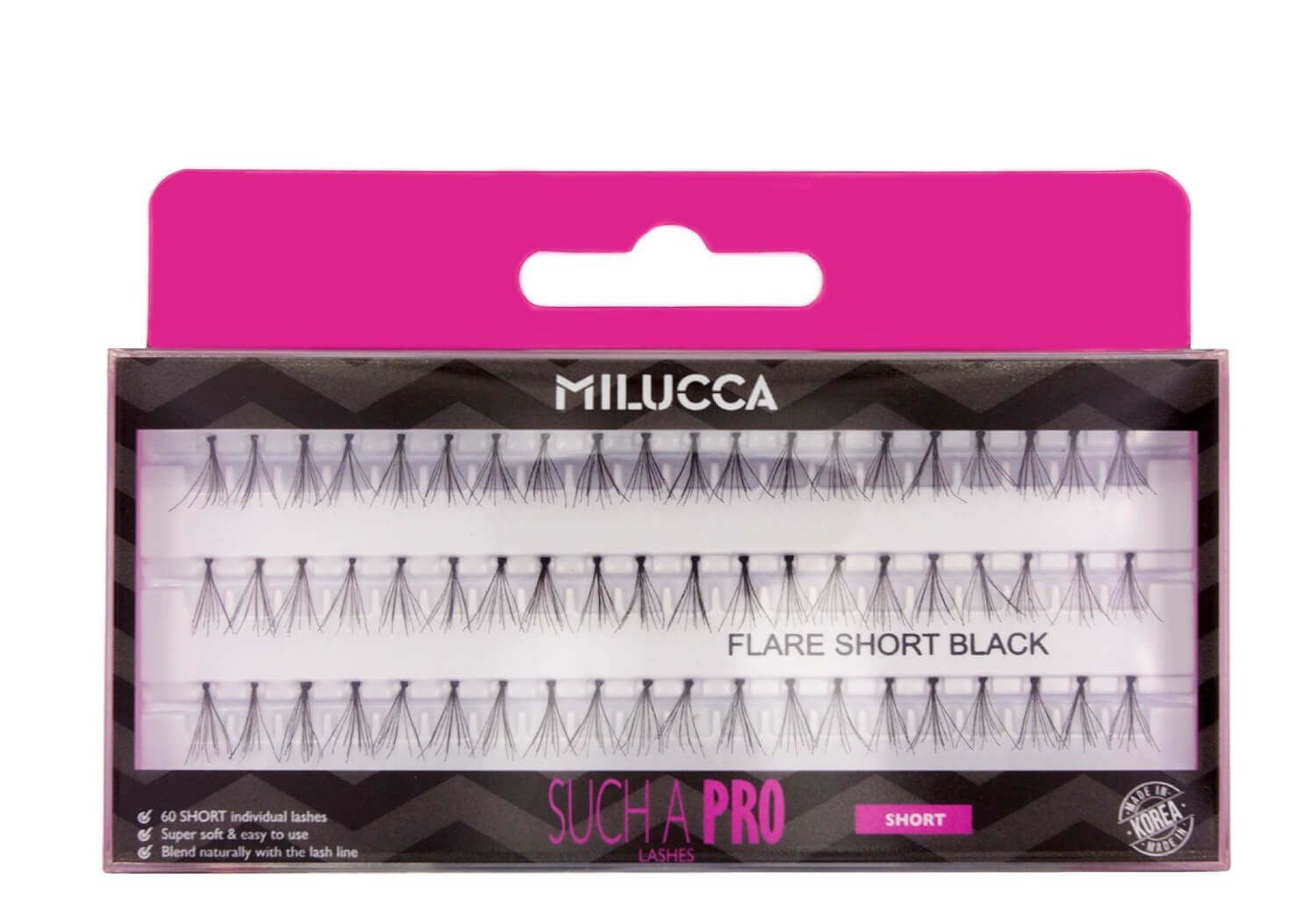 Накладные ресницы в пучках Milucca Short Such a Pro, 1 шт
Накладные ресницы в пучках Milucca Short Such a Pro, 1 шт