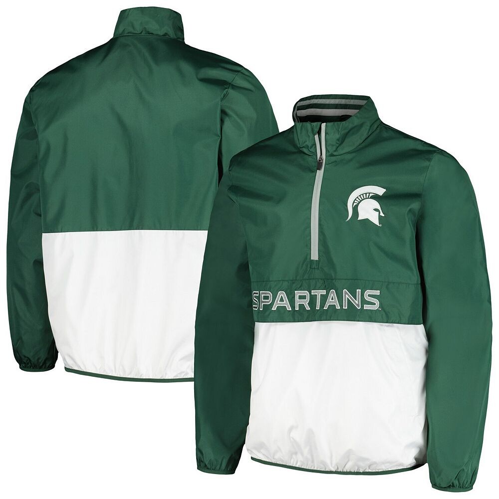 Мужская футболка G-III Sports от Carl Banks Green Michigan State Spartans Cornerman с половиной молнии, цвет Msu Green
Мужская футболка G-III Sports от Carl Banks Green Michigan State Spartans Cornerman с половиной молнии, цвет Msu Green