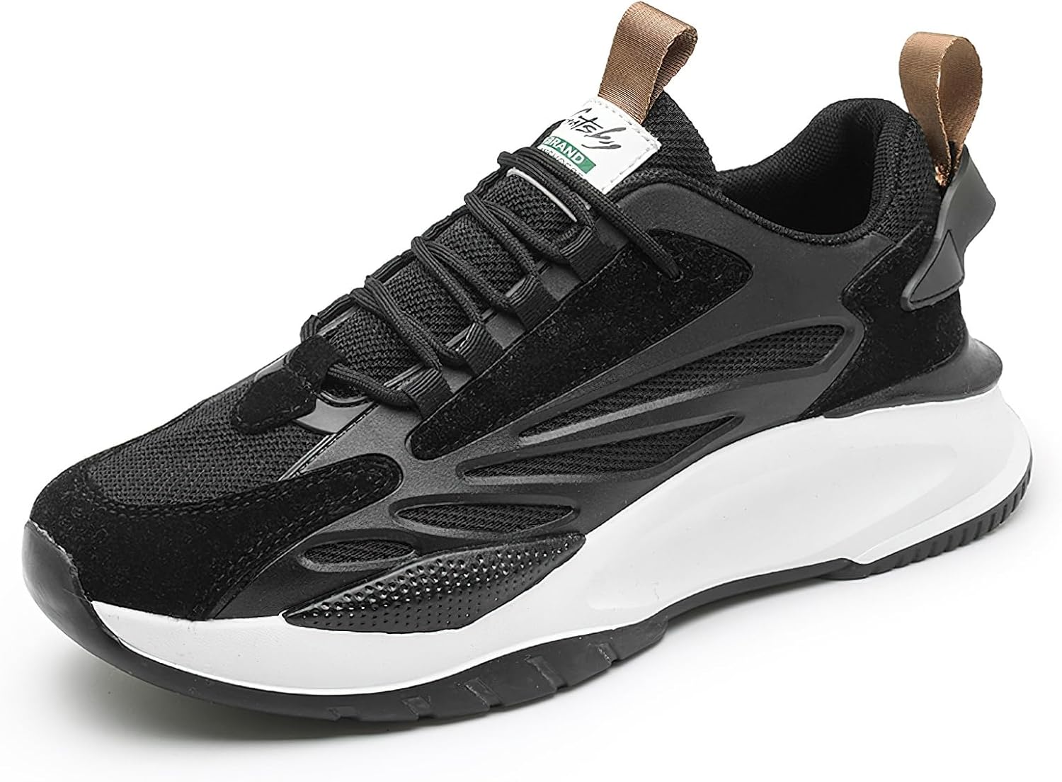 Мужские кроссовки Exusiai с массивной подошвой, модные, дышащие, нескользящие, для ходьбы, занятий спортом, школы, тенниса и путешествий, черный
Мужские кроссовки Exusiai с массивной подошвой, модные, дышащие, нескользящие, для ходьбы, занятий спортом, школы, тенниса и путешествий, черный