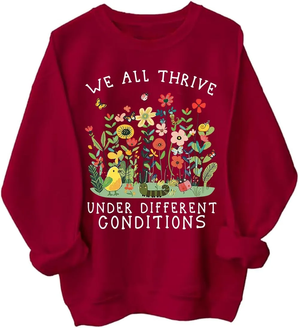 Толстовка с капюшоном We All Thrive Under Different Conditions, Unisex
Толстовка с капюшоном We All Thrive Under Different Conditions, Unisex