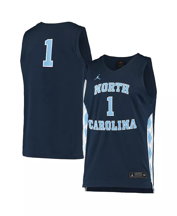 Мужская и женская баскетбольная майка-реплика №1 Navy North Carolina Tar Heels Jordan
Мужская и женская баскетбольная майка-реплика №1 Navy North Carolina Tar Heels Jordan