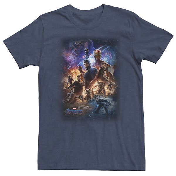 Футболка Big & Tall Avengers Endgame Galaxy с групповым постером Marvel
Футболка Big & Tall Avengers Endgame Galaxy с групповым постером Marvel