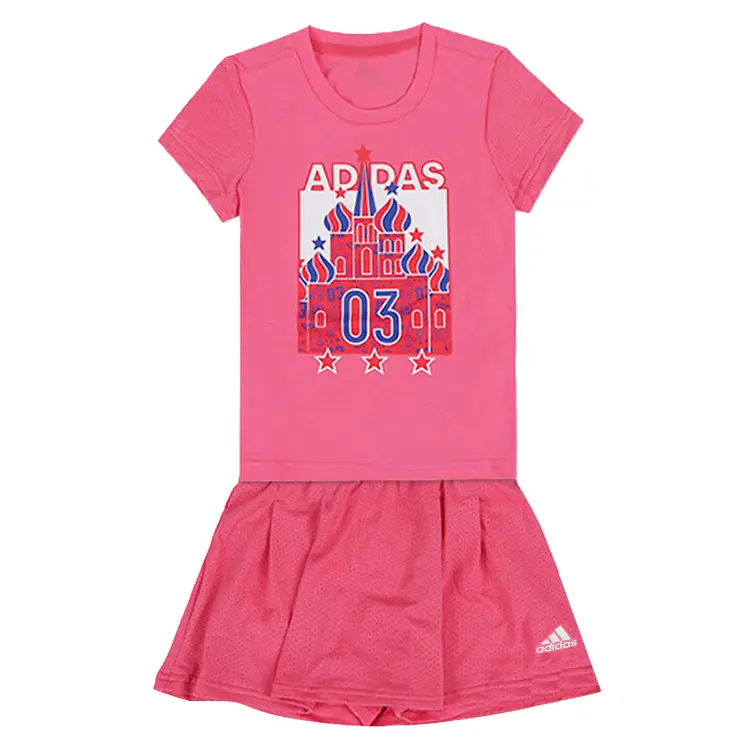 Adidas Детский комплект с юбкой для девочек 3-7 лет розовый
Adidas Детский комплект с юбкой для девочек 3-7 лет розовый