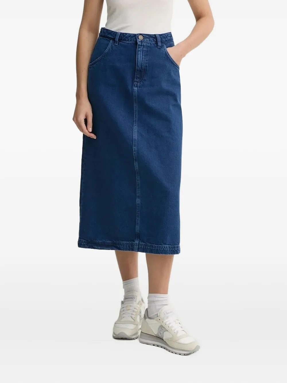 Джинсовая юбка миди American Vintage, синий
Джинсовая юбка миди American Vintage, синий