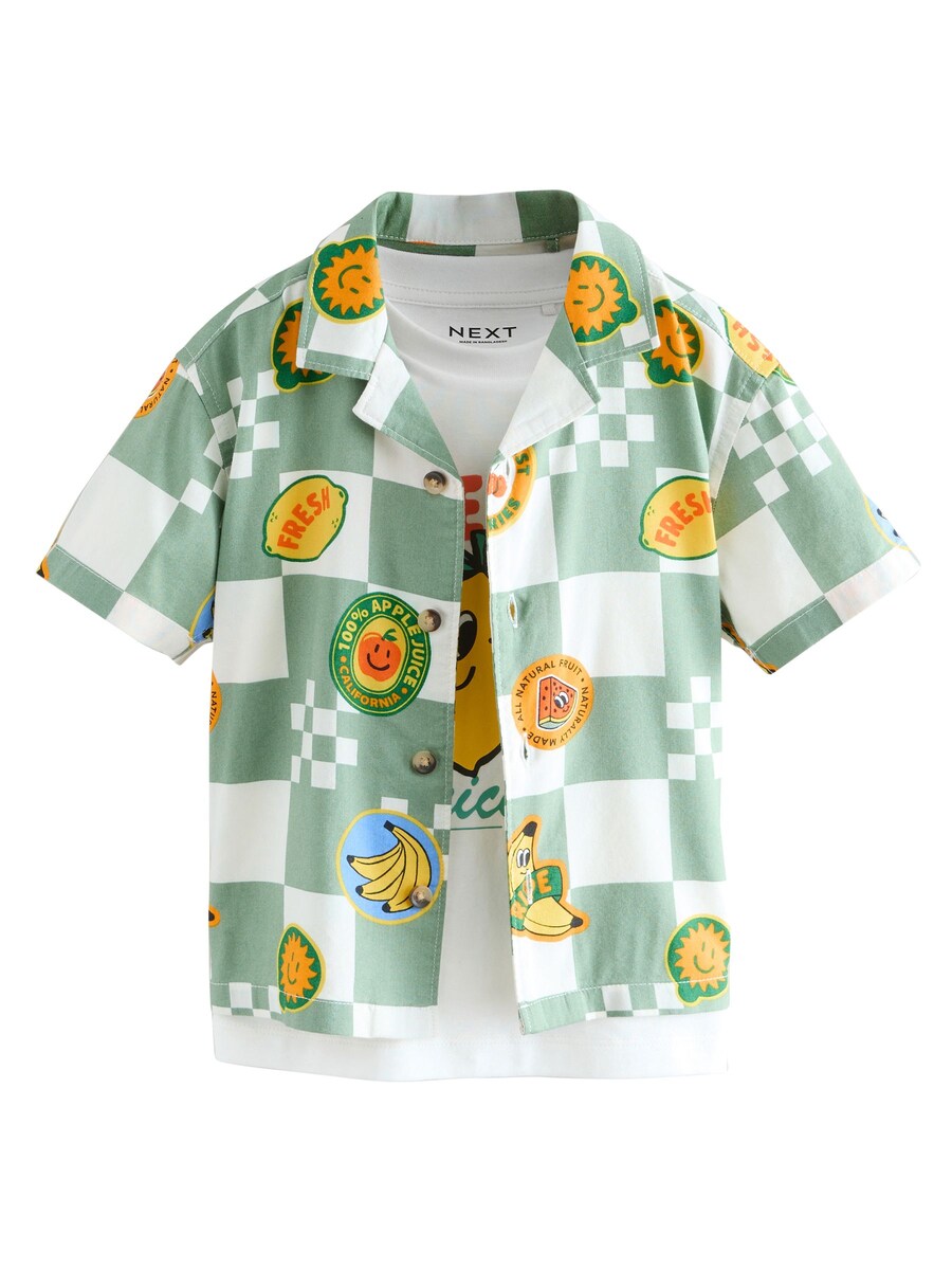 Рубашка на пуговицах классического кроя Next, цвет Green/White
Рубашка на пуговицах классического кроя Next, цвет Green/White