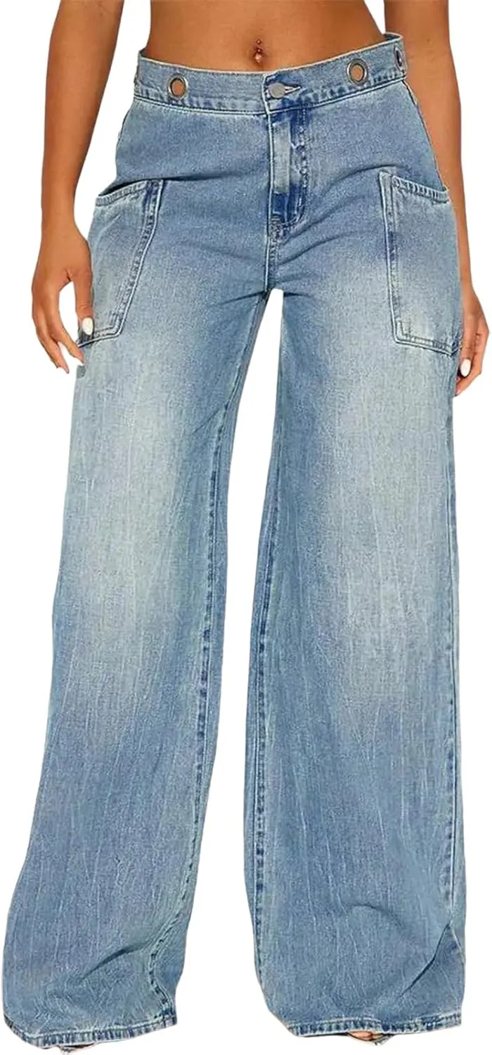 Женские джинсы baggy high waisted wide leg с эффектом потертости MRNYQBM
Женские джинсы baggy high waisted wide leg с эффектом потертости MRNYQBM