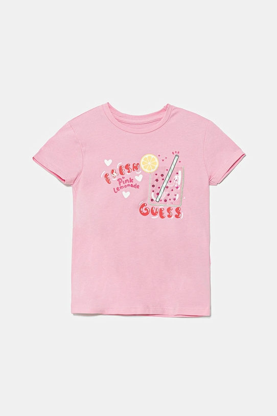 Детская футболка Guess, розовый
Детская футболка Guess, розовый