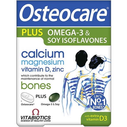 Osteocare Plus Omega-3 и изофлавоны сои 84 таблетки/капсулы Vitabiotics
Osteocare Plus Omega-3 и изофлавоны сои 84 таблетки/капсулы Vitabiotics