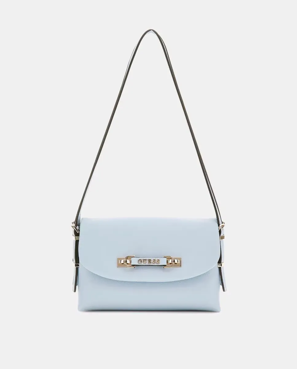 Сумка через плечо с магнитной застежкой Guess, светло-голубой
Сумка через плечо с магнитной застежкой Guess, светло-голубой
