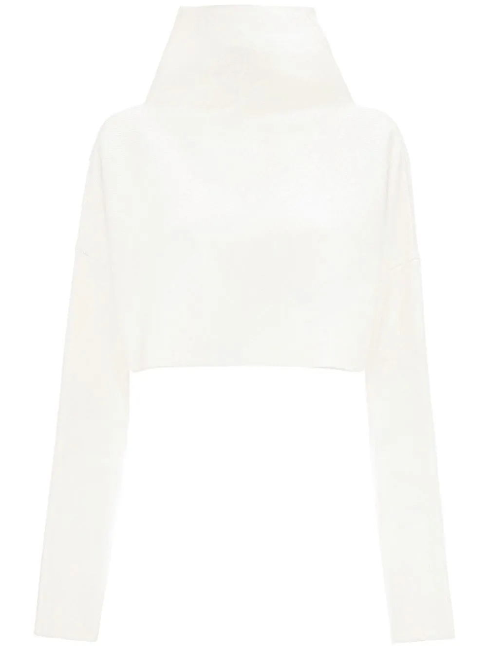 Укороченный джемпер JW ANDERSON, белый 
Укороченный джемпер JW ANDERSON, белый