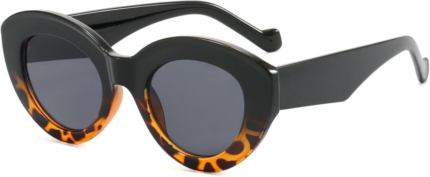 Солнцезащитные очки с защитой от УФ-излучения UV400 | Овальные, «кошачий глаз», декоративные | Для женщин и мужчин, для занятий спортом на открытом воздухе и вождения DSVIGF, Black Leopard Grey
Солнцезащитные очки с защитой от УФ-излучения UV400 | Овальные, «кошачий глаз», декоративные | Для женщин и мужчин, для занятий спортом на открытом воздухе и вождения DSVIGF, Black Leopard Grey