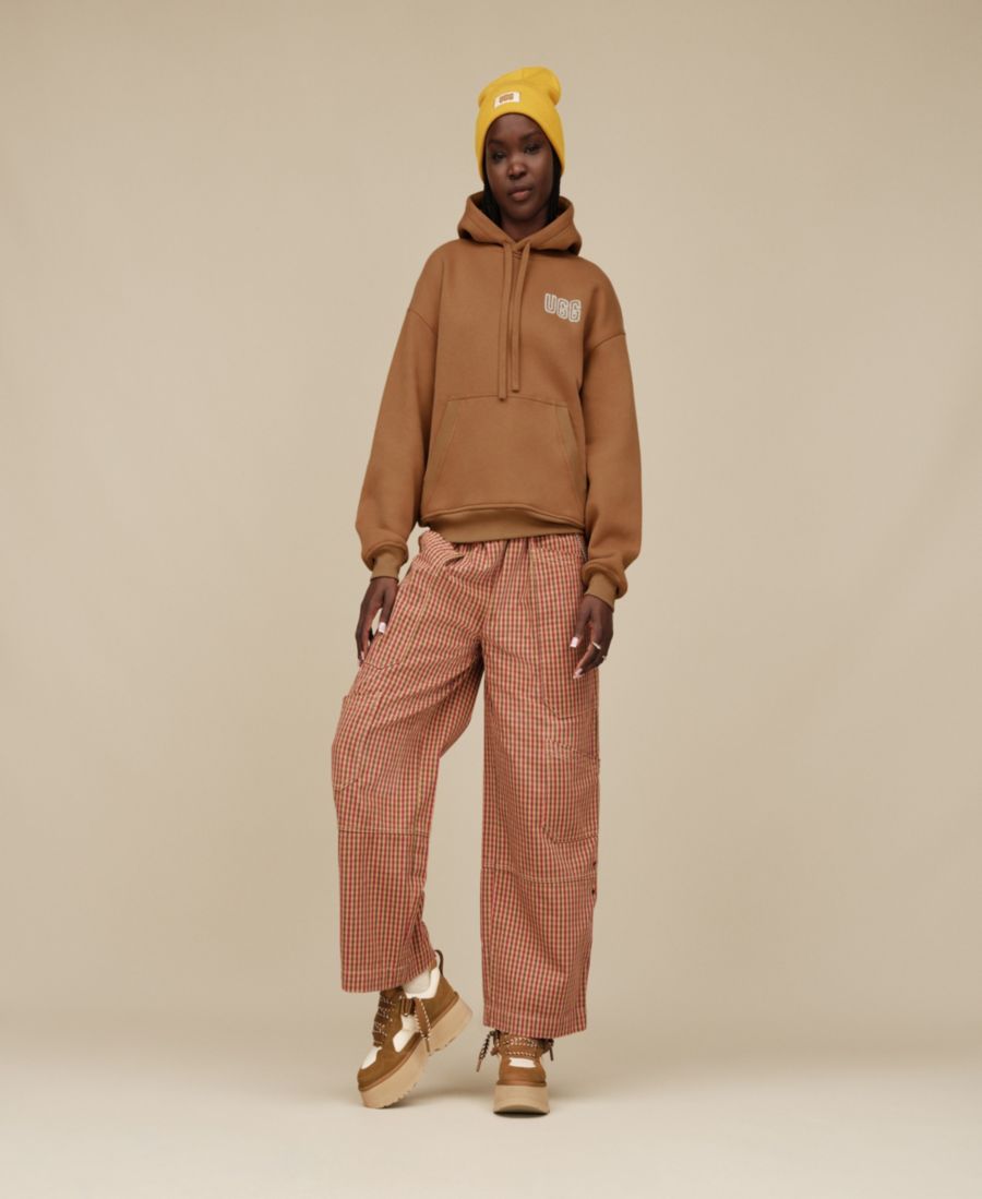 Женская толстовка UGG оверсайз с графическим принтом UGG, Chestnut
Женская толстовка UGG оверсайз с графическим принтом UGG, Chestnut