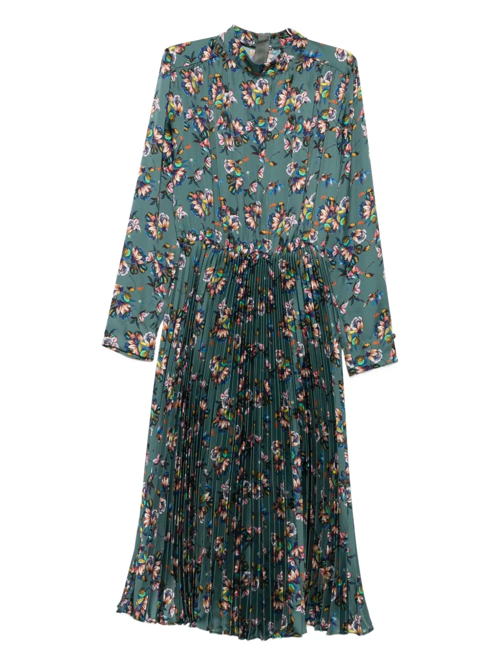 Платье с цветочным принтом и складками NISSA, зеленый
Платье с цветочным принтом и складками NISSA, зеленый