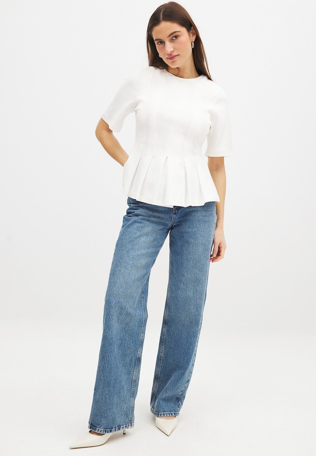 Футболка с принтом NA-KD, белый
Футболка с принтом NA-KD, белый