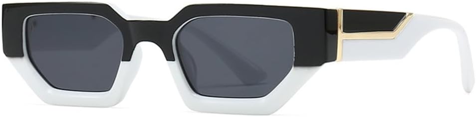 Винтажные солнцезащитные очки неправильной формы для женщин и мужчин, солнцезащитные очки для женщин в маленькой оправе, защита от ультрафиолета UV400 HDUBFY, Black White Black
Винтажные солнцезащитные очки неправильной формы для женщин и мужчин, солнцезащитные очки для женщин в маленькой оправе, защита от ультрафиолета UV400 HDUBFY, Black White Black