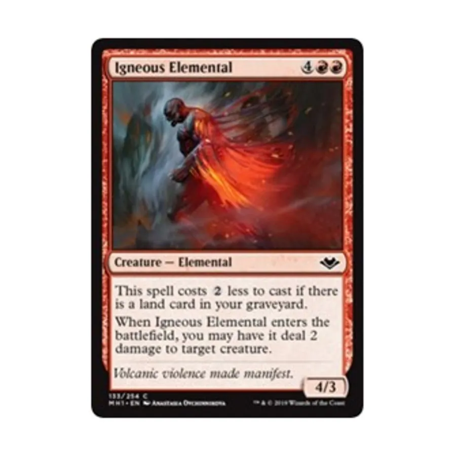 CCG Огненный элементаль (С), MTG - Modern Horizons
CCG Огненный элементаль (С), MTG - Modern Horizons