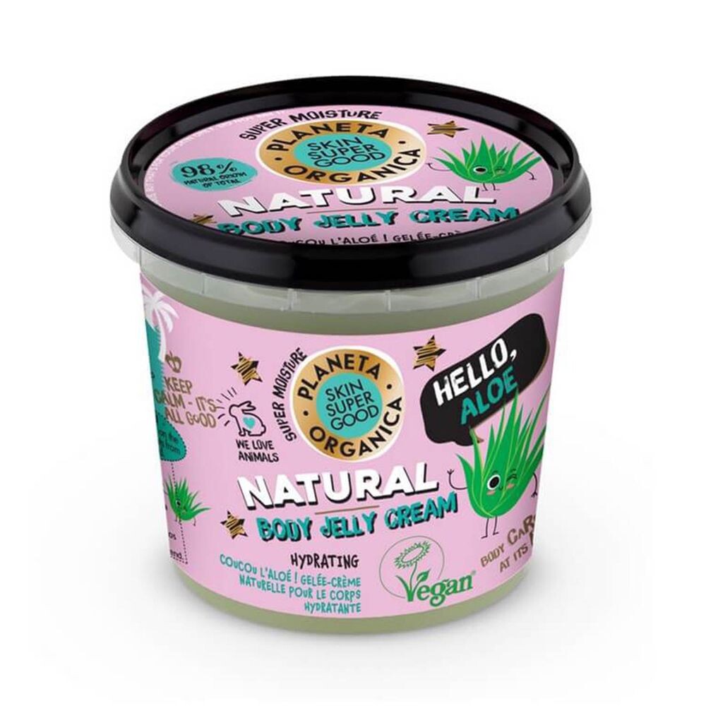 Увлажняющий крем для тела Crema Gelatinosa Corporal Hello Aloe Skin Super Good, 360 мл
Увлажняющий крем для тела Crema Gelatinosa Corporal Hello Aloe Skin Super Good, 360 мл