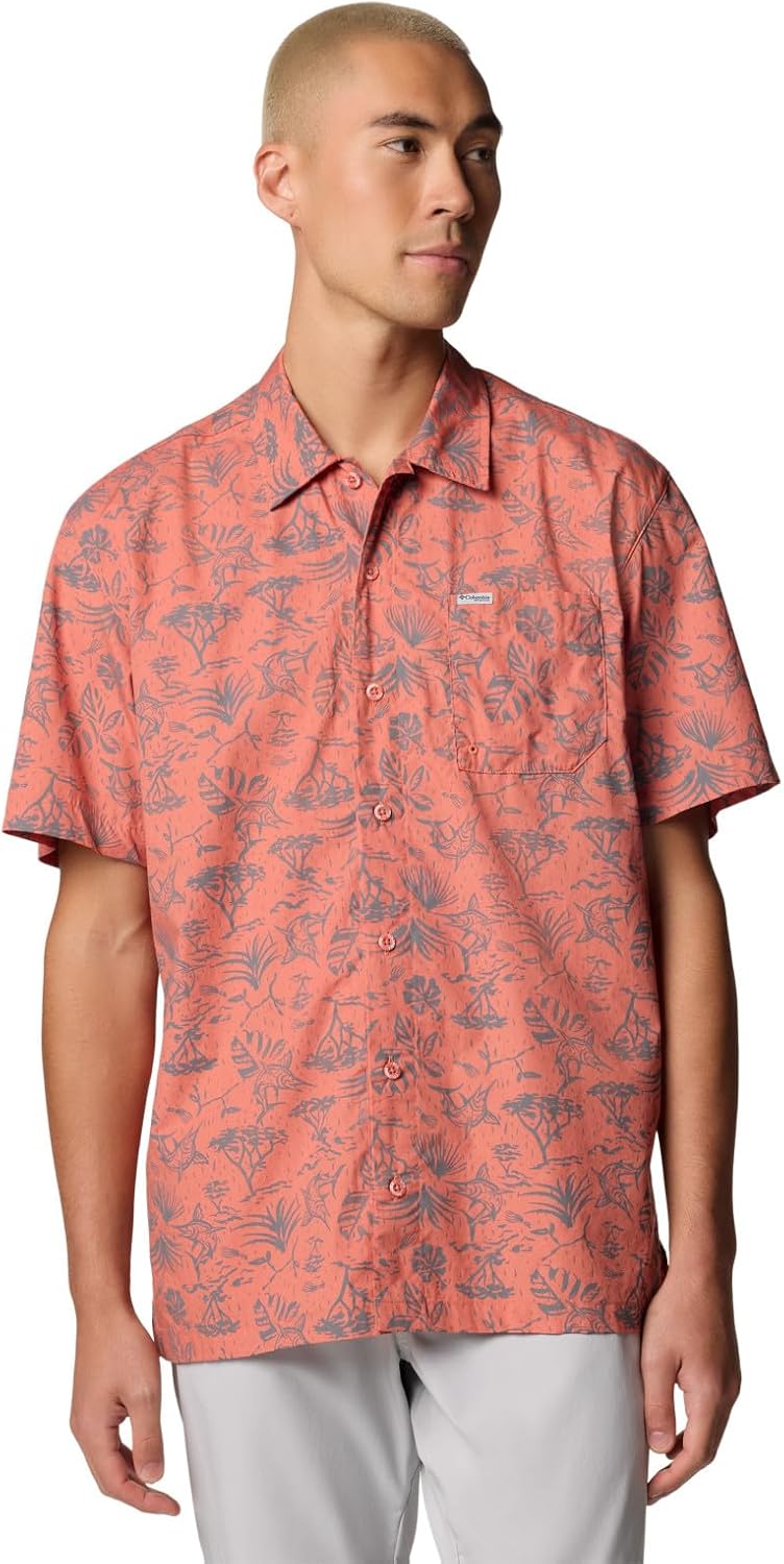 Мужская рубашка Columbia Super Tamiami с длинным рукавом, Faded Peach Marlin Chase
Мужская рубашка Columbia Super Tamiami с длинным рукавом, Faded Peach Marlin Chase