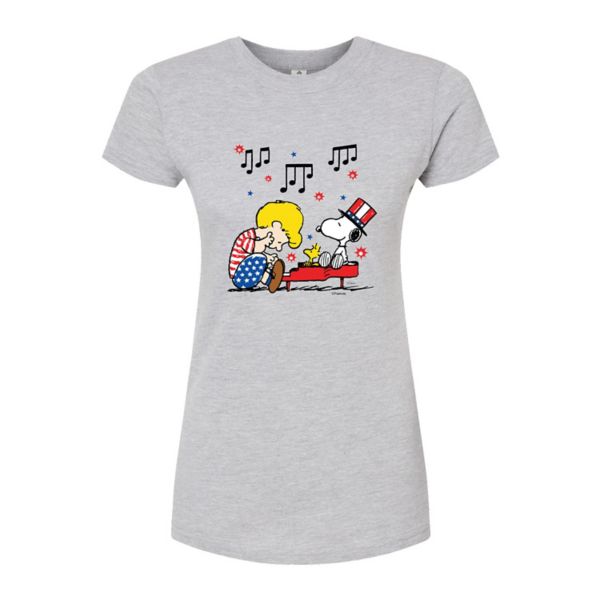 Футболка Juniors' Peanuts с американским принтом Snoopy & Schroeder Licensed Character, серый
Футболка Juniors' Peanuts с американским принтом Snoopy & Schroeder Licensed Character, серый