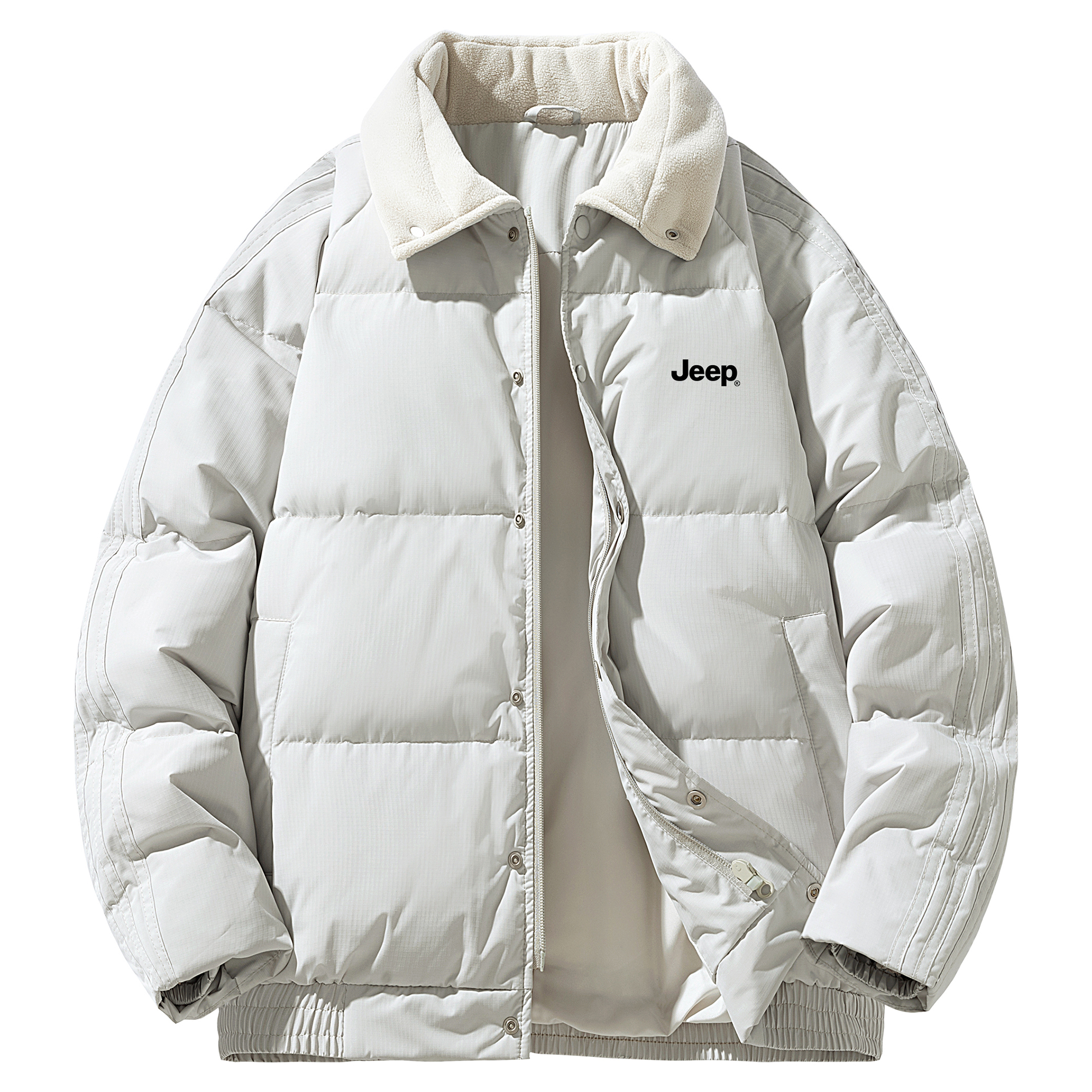 Пуховик Unisex Stand Collar Moderate Mock Two Piece Jeep, светло-серый
Пуховик Unisex Stand Collar Moderate Mock Two Piece Jeep, светло-серый