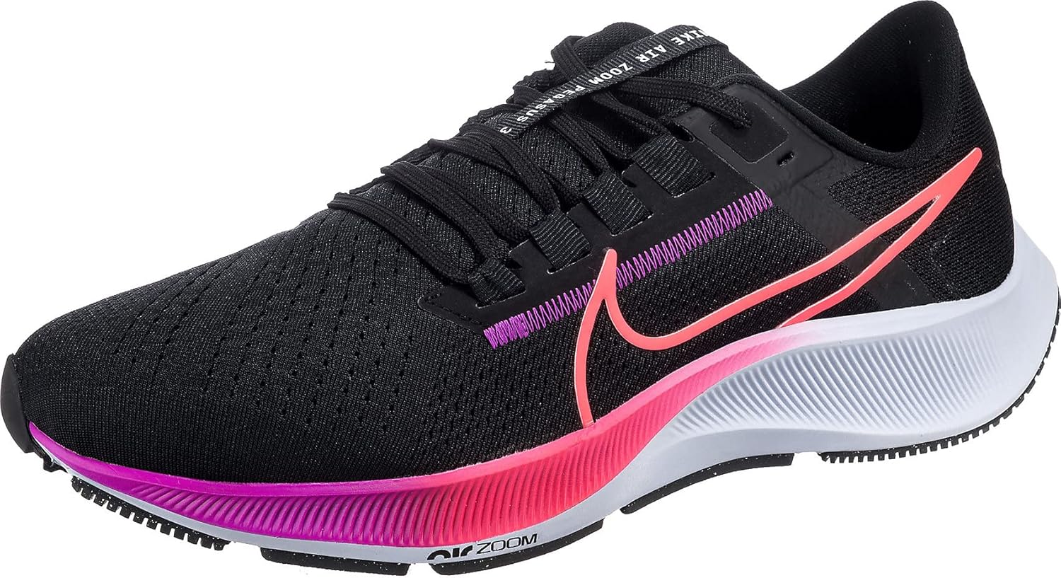 Nike Mens Air Zoom Pegasus 38, Black Flash Crimson Off Noir
Nike Mens Air Zoom Pegasus 38, Black Flash Crimson Off Noir