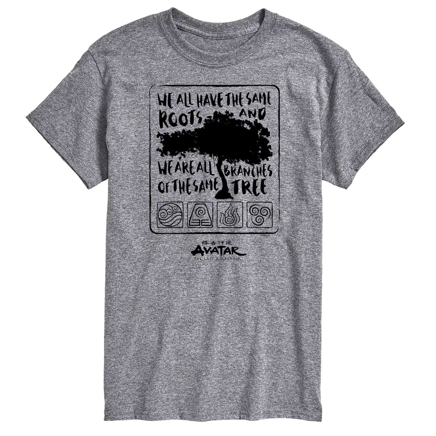 Футболка Big & Tall Avatar The Last Airbender с графическим рисунком Same Roots Nickelodeon, серый
Футболка Big & Tall Avatar The Last Airbender с графическим рисунком Same Roots Nickelodeon, серый