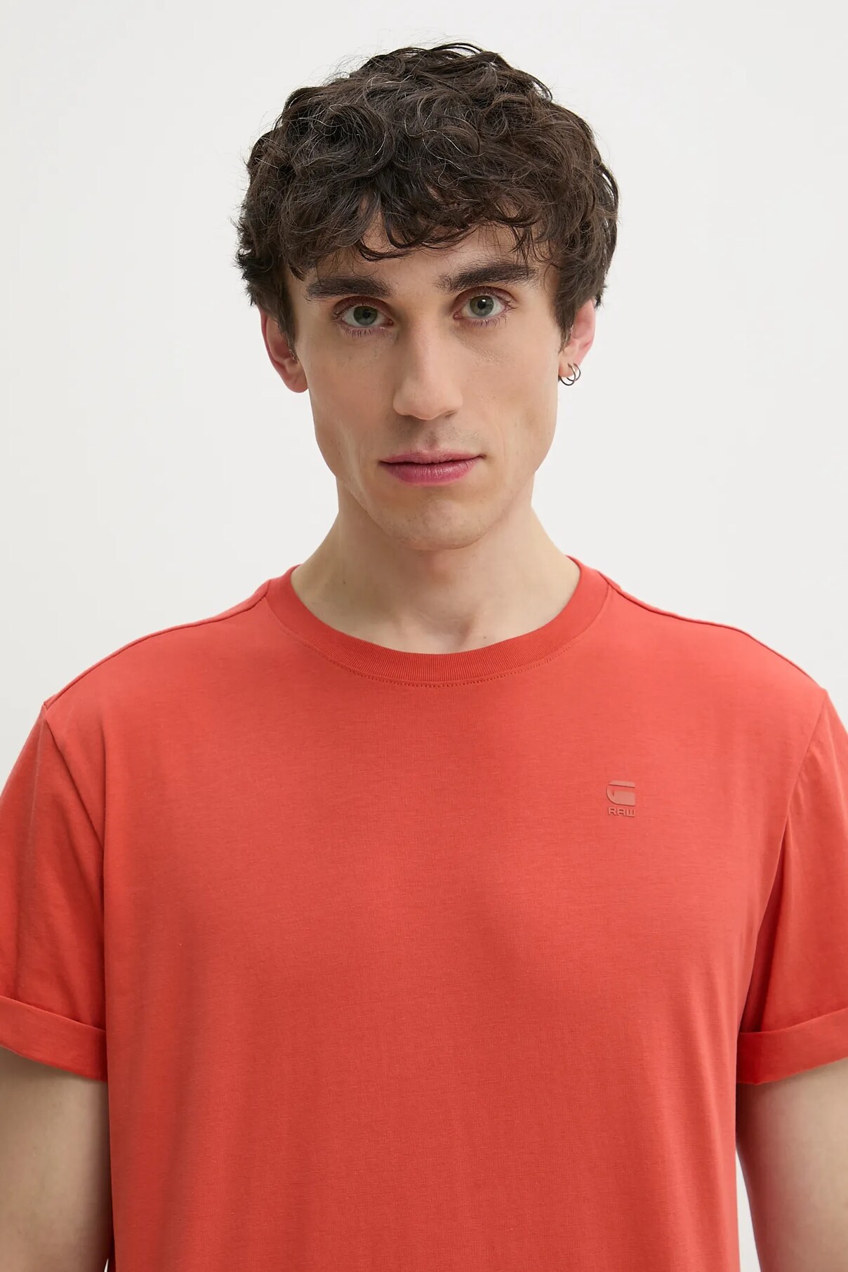 Футболка G-Star из сырого хлопка G-Star Raw, оранжевый 
Футболка G-Star из сырого хлопка G-Star Raw, оранжевый