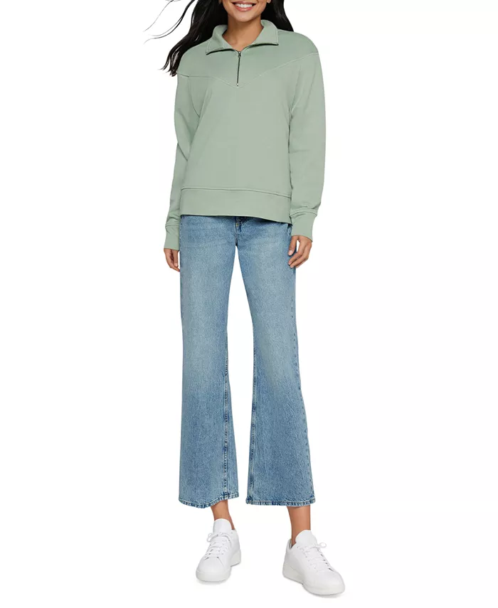 Женский свитер Jeanine с застежкой-молнией на четверть оборота Three Dots, зеленый
Женский свитер Jeanine с застежкой-молнией на четверть оборота Three Dots, зеленый