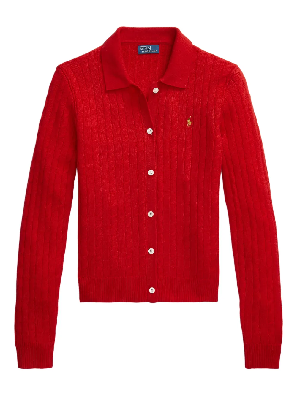 Кардиган фактурной вязки с воротником поло POLO RALPH LAUREN, красный
Кардиган фактурной вязки с воротником поло POLO RALPH LAUREN, красный