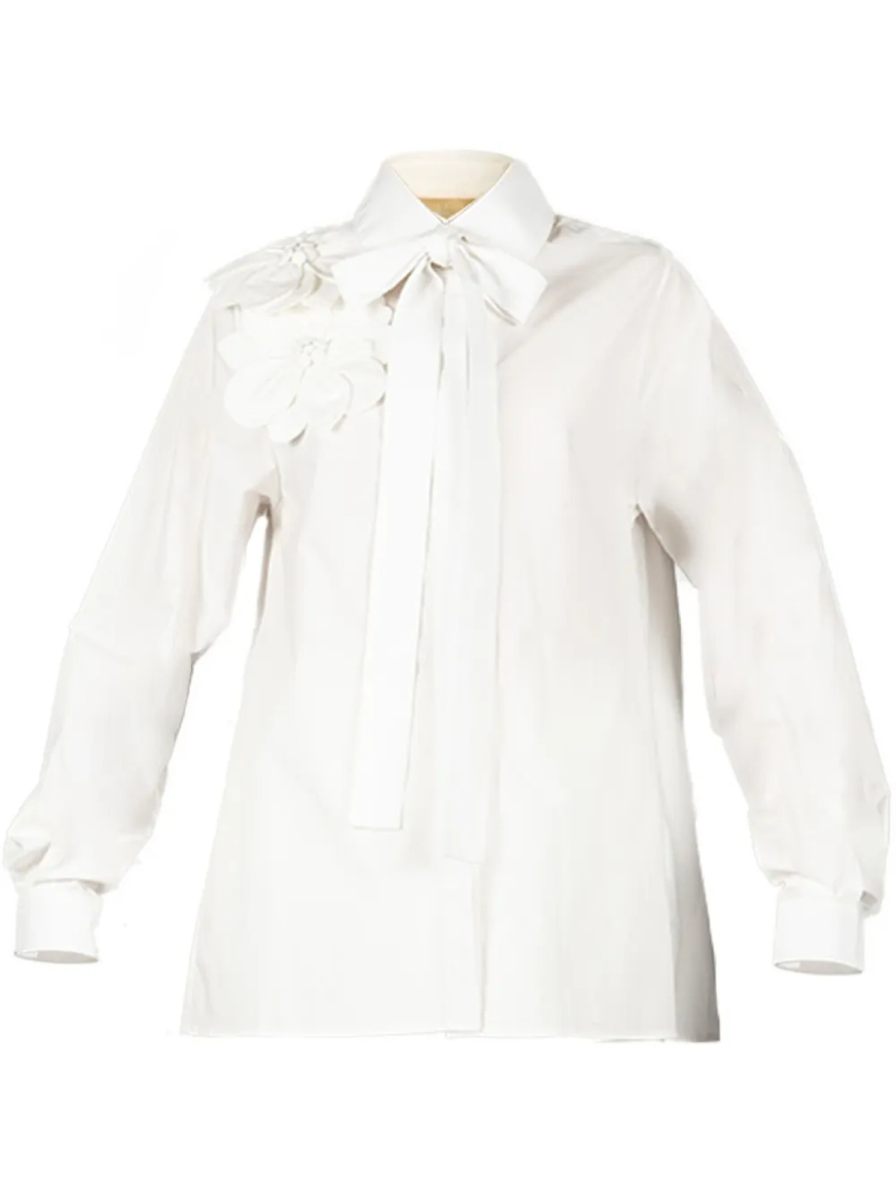 Рубашка Elie Saab с цветочной аппликацией, белый
Рубашка Elie Saab с цветочной аппликацией, белый