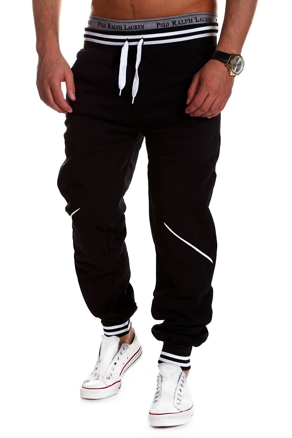 Тканевые брюки behype Jogging STRIPE, черный
Тканевые брюки behype Jogging STRIPE, черный