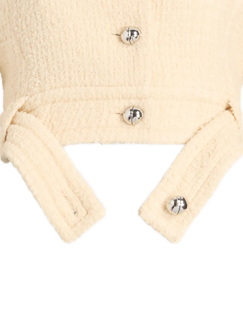 Твидовая куртка с поясом Patou, нейтральный 
Твидовая куртка с поясом Patou, нейтральный