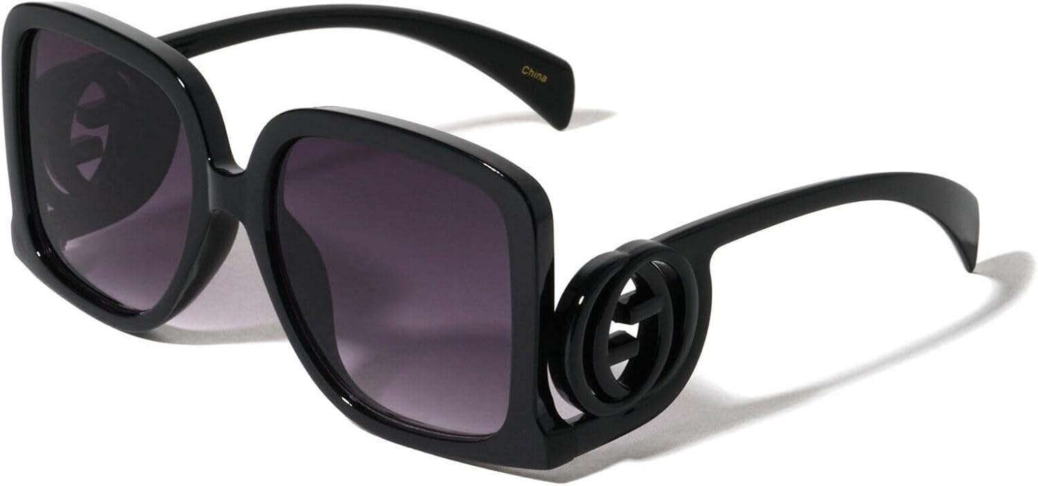 Женские солнцезащитные очки Dweebzilla XL, квадратные, с эффектом бабочки, модель Jackie O, в стиле ретро, дизайнерские, большие, модные, с защитой от УФ-излучения UV400, гибридные, Glossy Black Frame - Black Gradient Lenses
Женские солнцезащитные очки Dweebzilla XL, квадратные, с эффектом бабочки, модель Jackie O, в стиле ретро, дизайнерские, большие, модные, с защитой от УФ-излучения UV400, гибридные, Glossy Black Frame - Black Gradient Lenses