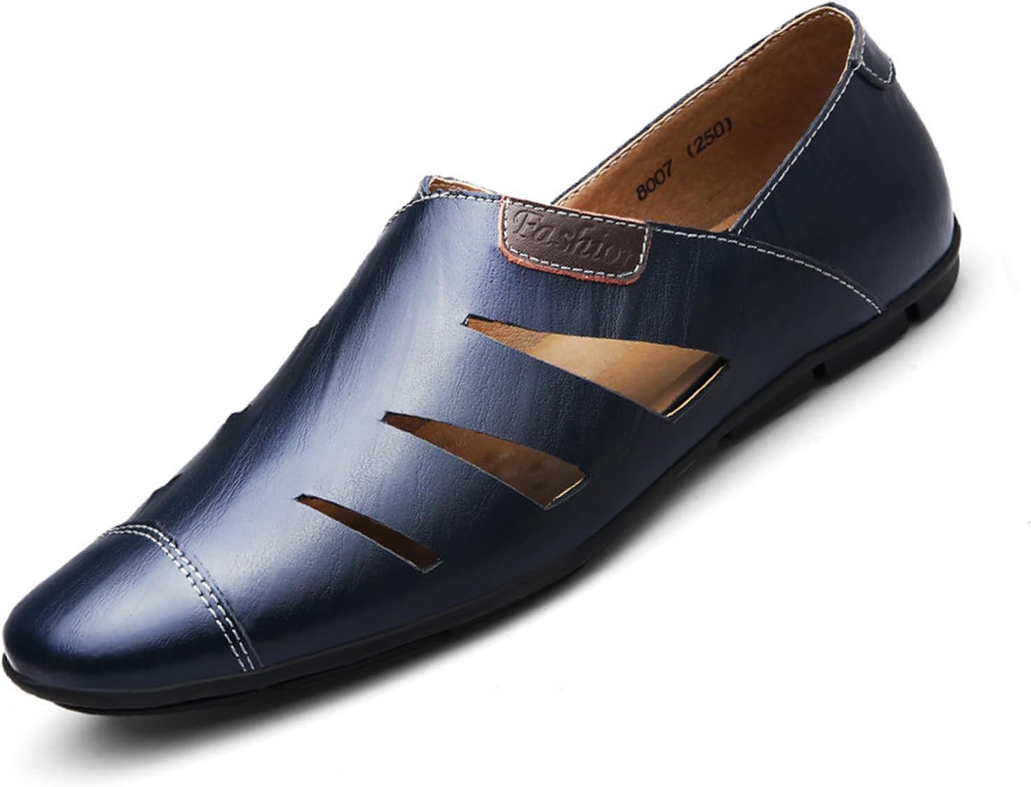 Мужские кожаные сандалии Nileeke с закрытым носком, с вырезами, лоферы, слипоны, плоские, дышащие, пляжные сандалии-рыбаки, противоскользящие, нарядные сандалии, синий
Мужские кожаные сандалии Nileeke с закрытым носком, с вырезами, лоферы, слипоны, плоские, дышащие, пляжные сандалии-рыбаки, противоскользящие, нарядные сандалии, синий