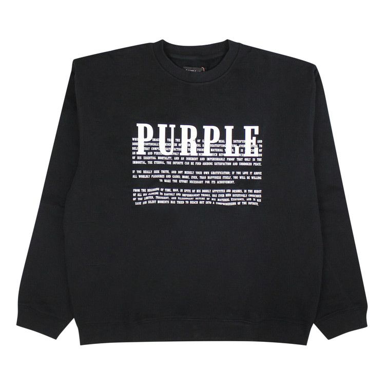 Свитер PURPLE BRAND French Terry Crew, Black
Свитер PURPLE BRAND French Terry Crew, Black
