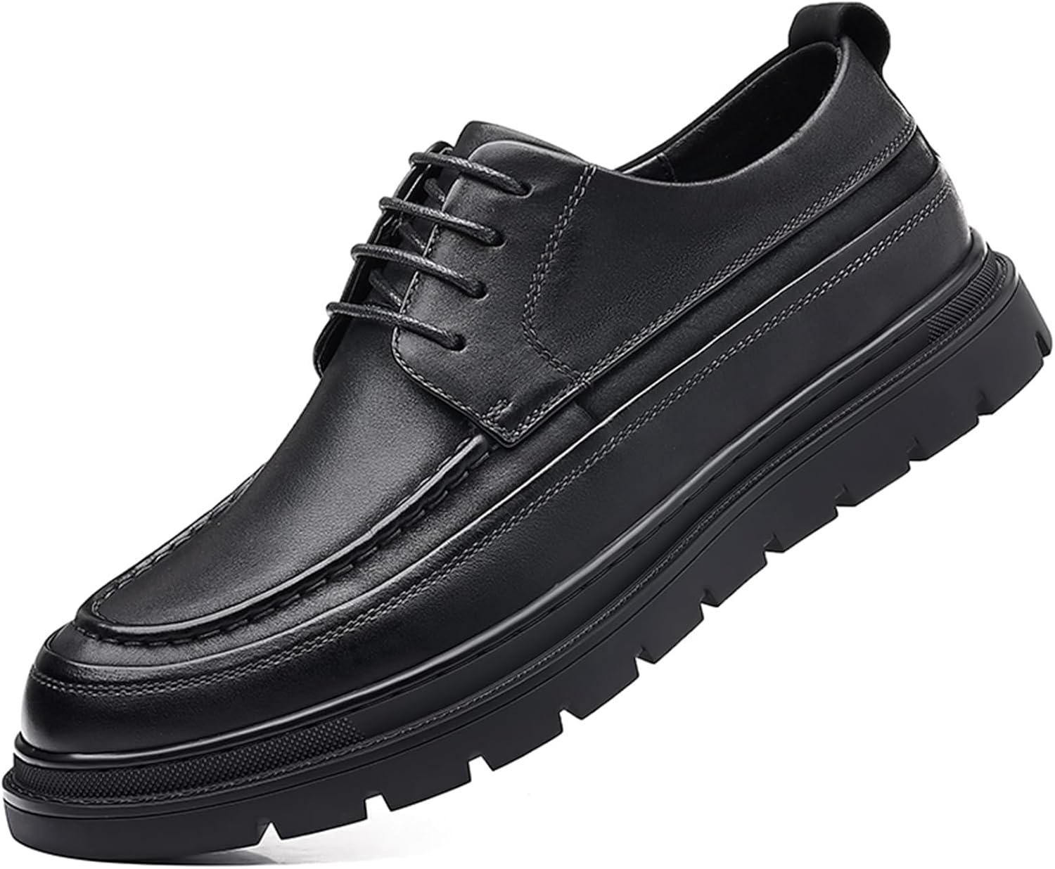 Мужские кожаные туфли на платформе Oxford с классической шнуровкой, противоскользящие, для формального и делового стиля Lossarye, черный
Мужские кожаные туфли на платформе Oxford с классической шнуровкой, противоскользящие, для формального и делового стиля Lossarye, черный