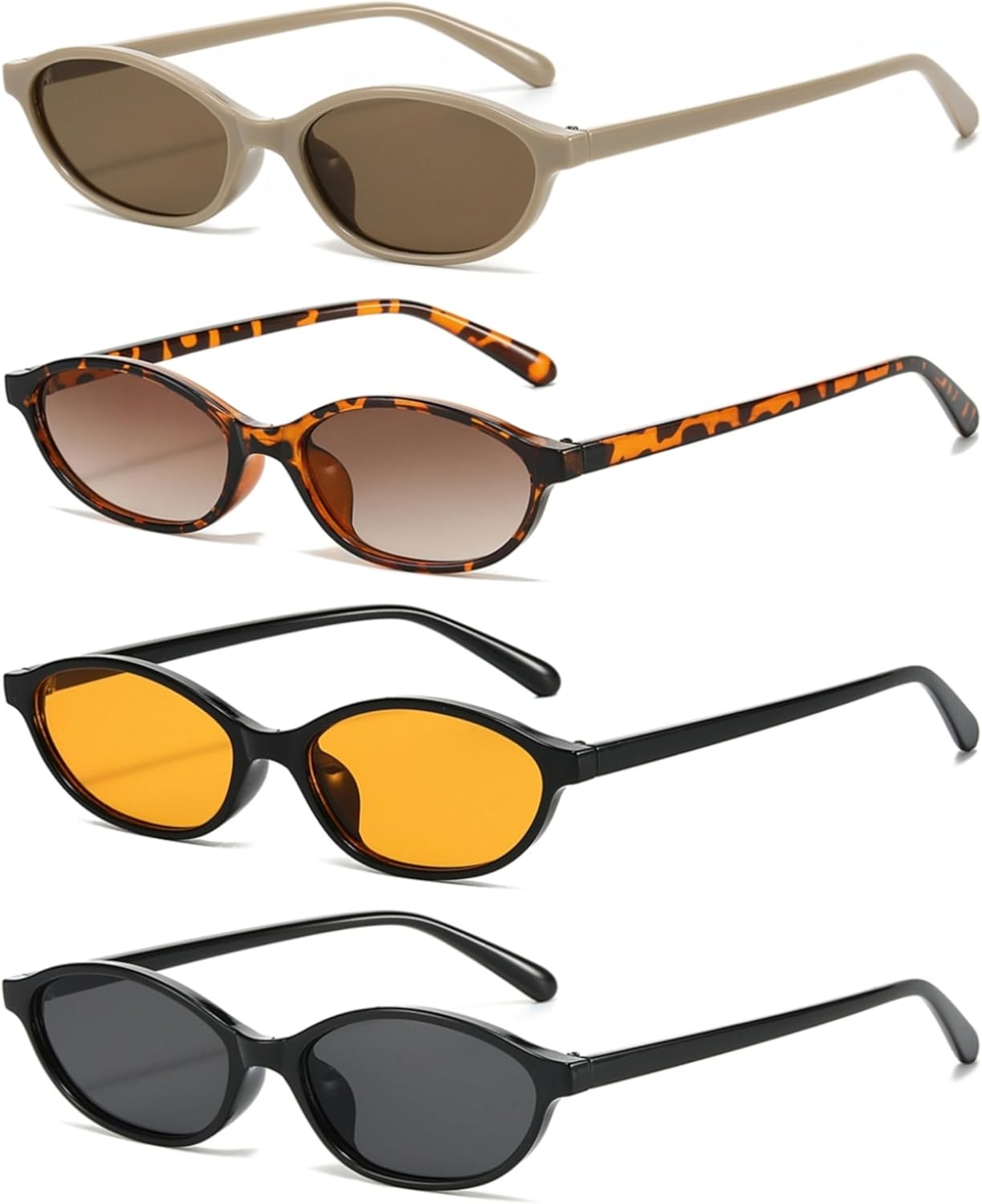 Солнцезащитные очки ICARA в стиле ретро, овальные, «кошачий глаз», модные, маленькие, узкие, дизайнерские, в стиле 90-х, модные, имитация очков, очки для путешествий, Khaki/Brown+leopard/Brown+black/Orange+black/Black
Солнцезащитные очки ICARA в стиле ретро, овальные, «кошачий глаз», модные, маленькие, узкие, дизайнерские, в стиле 90-х, модные, имитация очков, очки для путешествий, Khaki/Brown+leopard/Brown+black/Orange+black/Black