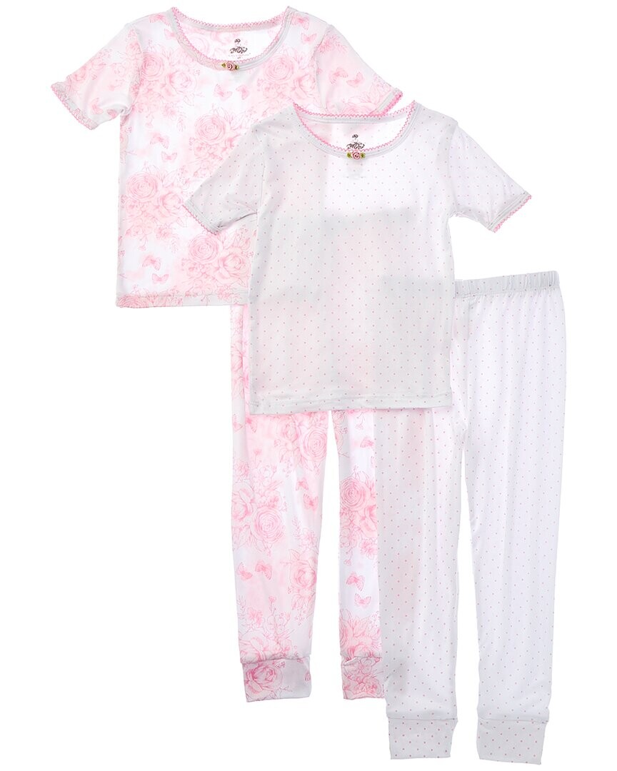 Пижамный комплект Tutu Couture En Pointe из 4 предметов, розовый
Пижамный комплект Tutu Couture En Pointe из 4 предметов, розовый