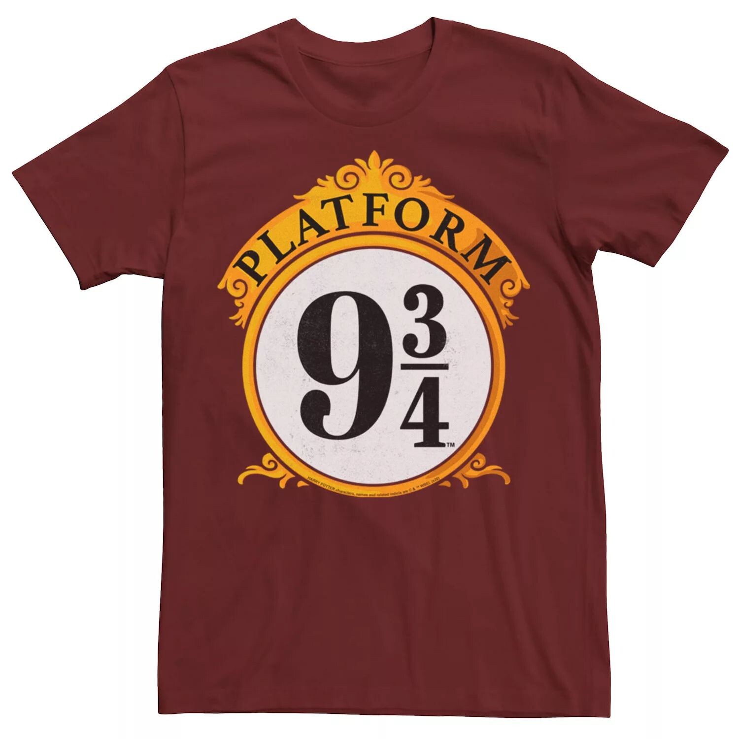 Мужская футболка с надписью Harry Potter на платформе 9 и 3/4 Licensed Character 
Мужская футболка с надписью Harry Potter на платформе 9 и 3/4 Licensed Character