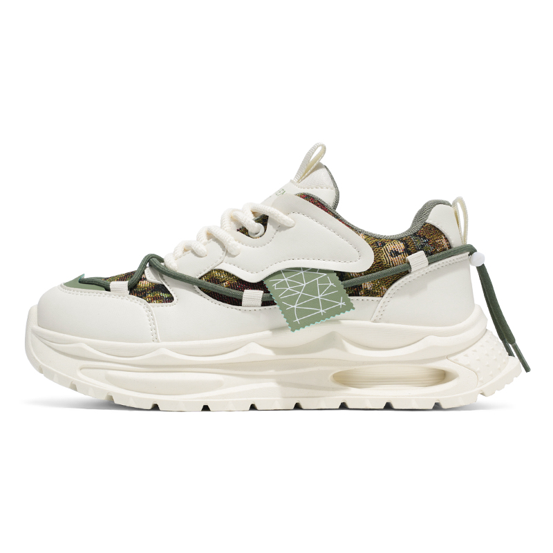 Magelly Амортизирующие нескользящие и износостойкие низкие массивные кроссовки мужские бежево-зеленые, цвет Beige Green
Magelly Амортизирующие нескользящие и износостойкие низкие массивные кроссовки мужские бежево-зеленые, цвет Beige Green