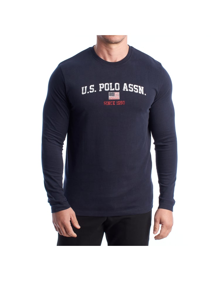 U.S. Polo Assn. Лонгслив с длинными рукавами синего цвета
U.S. Polo Assn. Лонгслив с длинными рукавами синего цвета