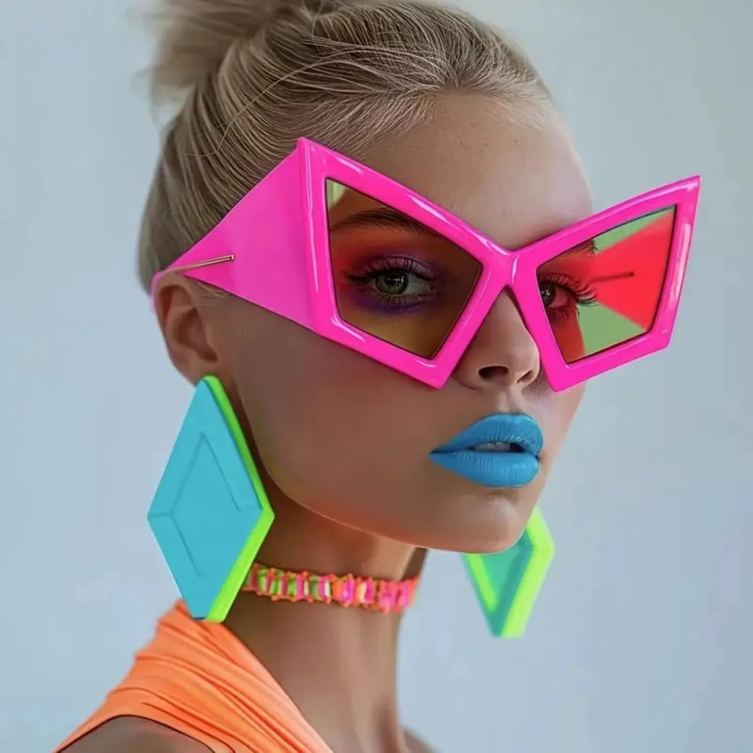 Забавные очки, большие солнцезащитные очки, оригинальные аксессуары для вечеринок, для взрослых и женщин, максимальная ширина лица 5,9 дюйма CCREDONE, Pink
Забавные очки, большие солнцезащитные очки, оригинальные аксессуары для вечеринок, для взрослых и женщин, максимальная ширина лица 5,9 дюйма CCREDONE, Pink