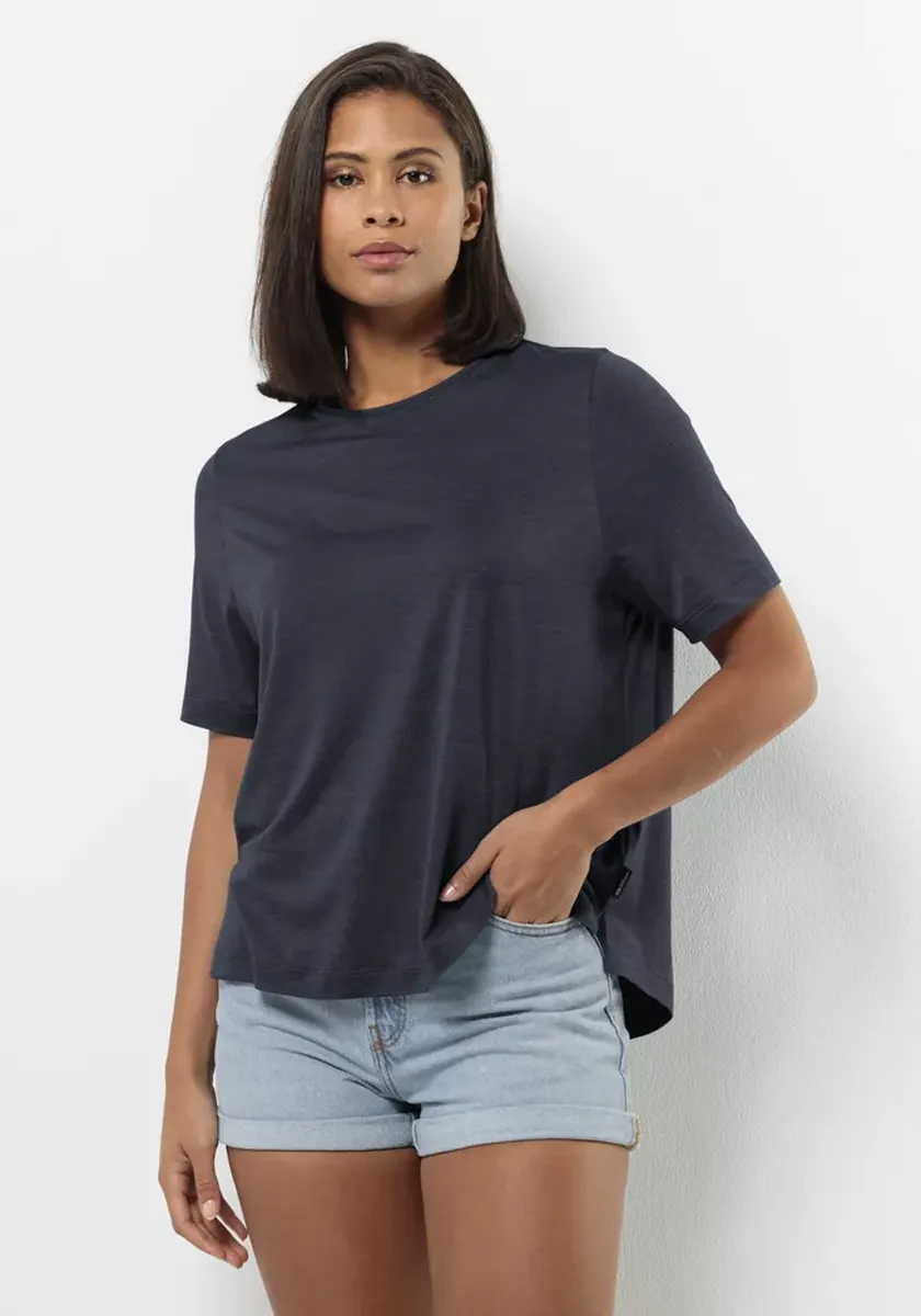 Футболка Jack Wolfskin "TRAVEL T W", синий 
Футболка Jack Wolfskin "TRAVEL T W", синий